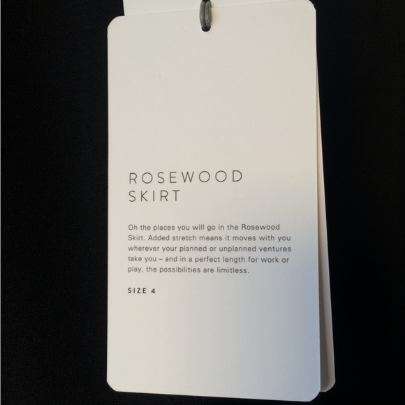 NWT Kit & Ace Rosewood Skirt, Size 4 - Picture 3 of 3